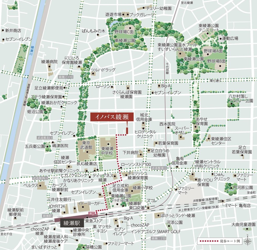 現地案内図