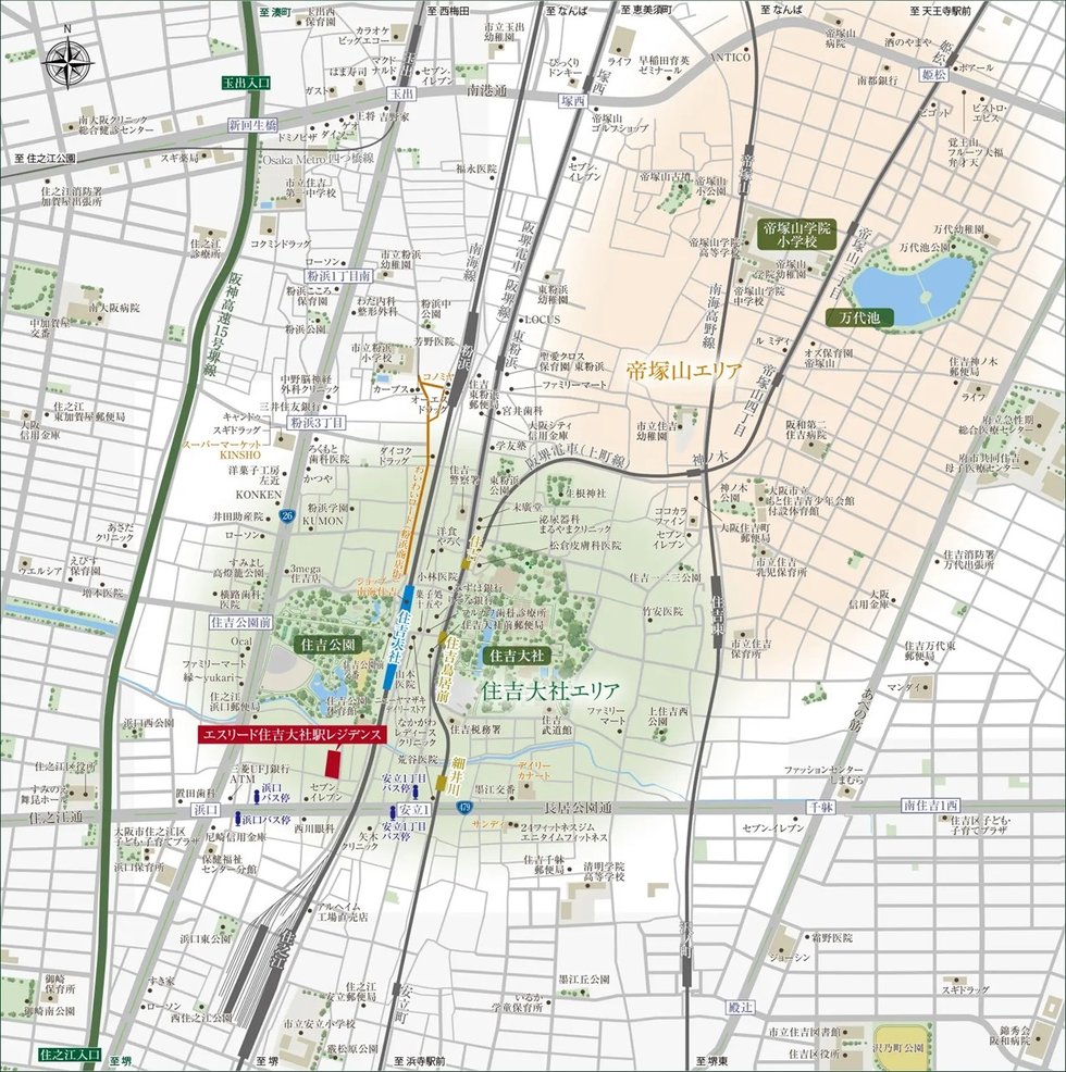 現地案内図