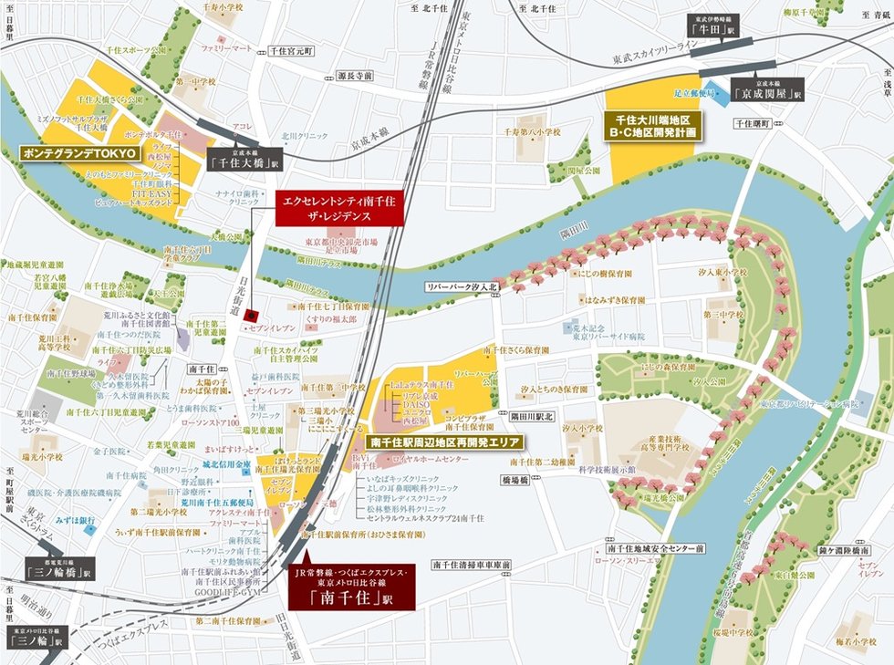 現地案内図