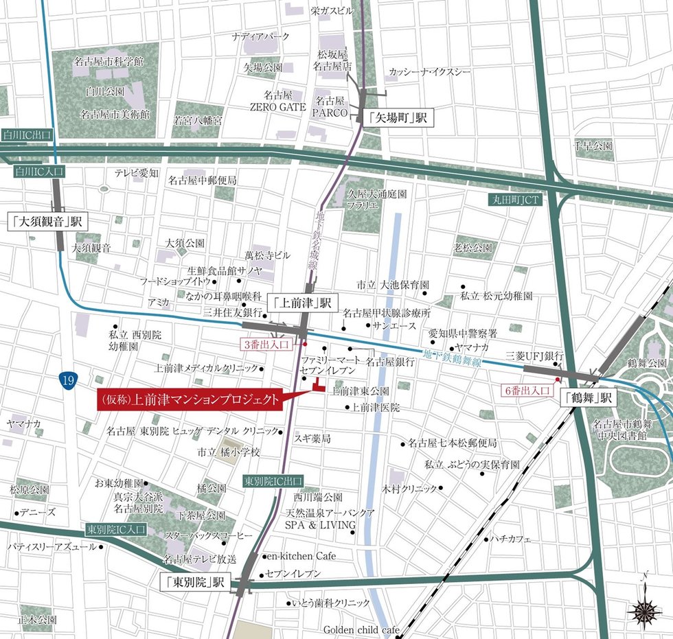 現地案内図