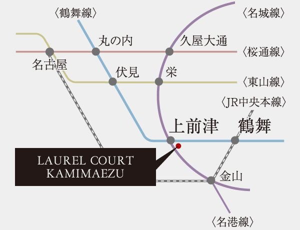 起点は、この地。
都心のすべてにリーチする。