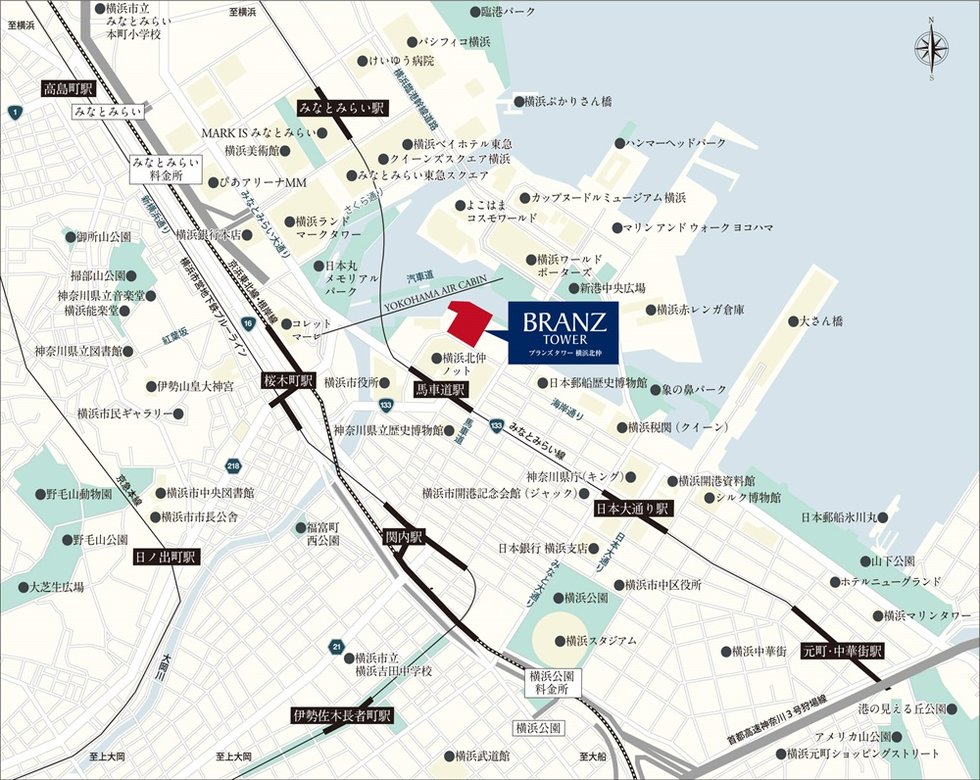 現地案内図