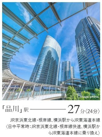 現地から徒歩9分 (約670m) の
JR線・横浜市営地下鉄ブルーライン「桜木町」駅より