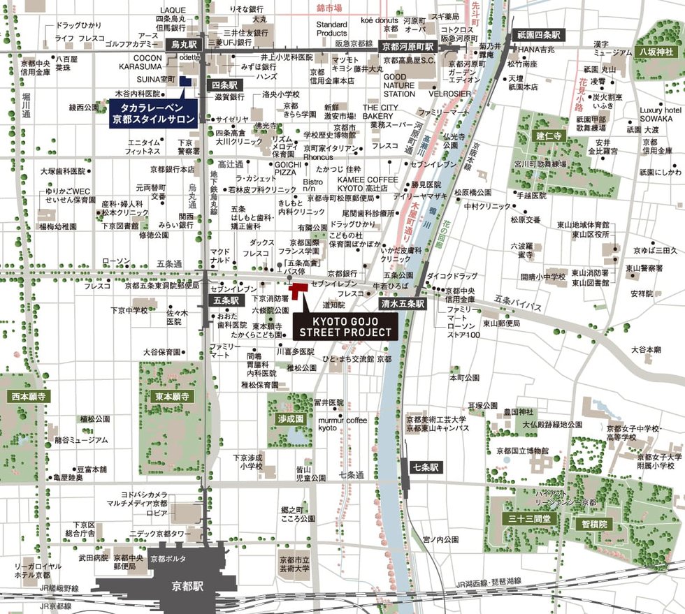 現地案内図