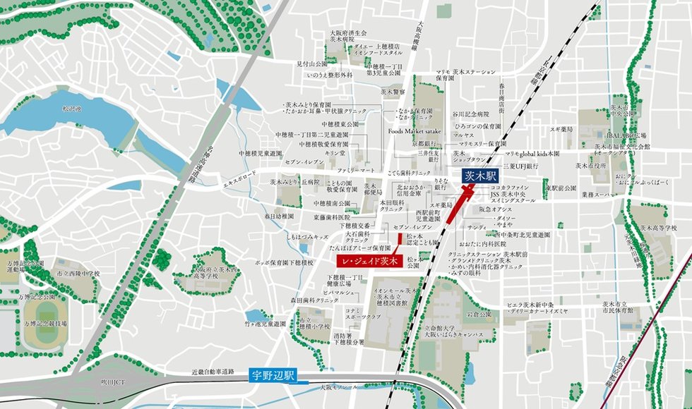 現地案内図