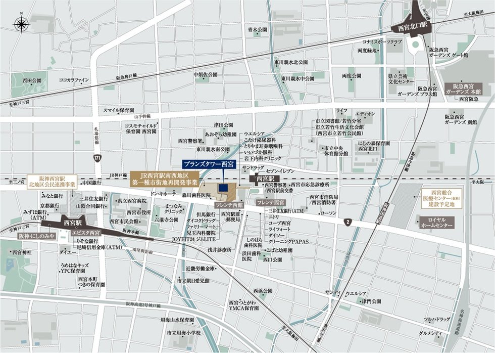 現地案内図