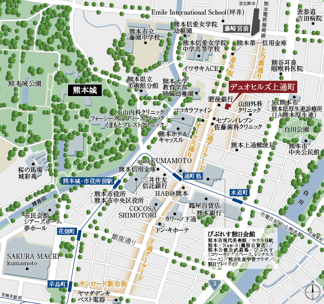 現地案内図