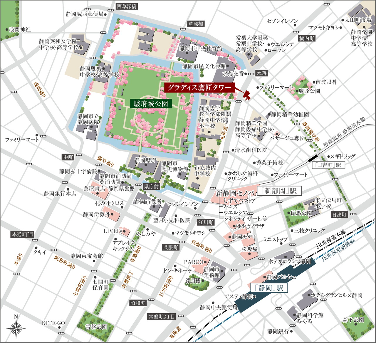 現地案内図