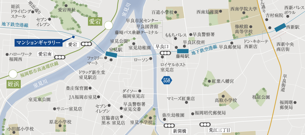 マンションギャラリー案内図