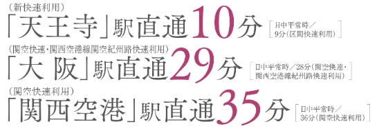 JR阪和線「三国ヶ丘]駅より