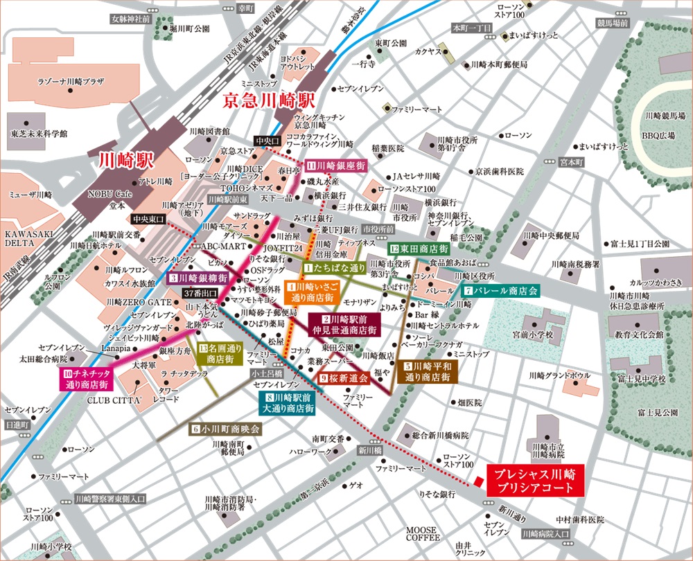 現地案内図