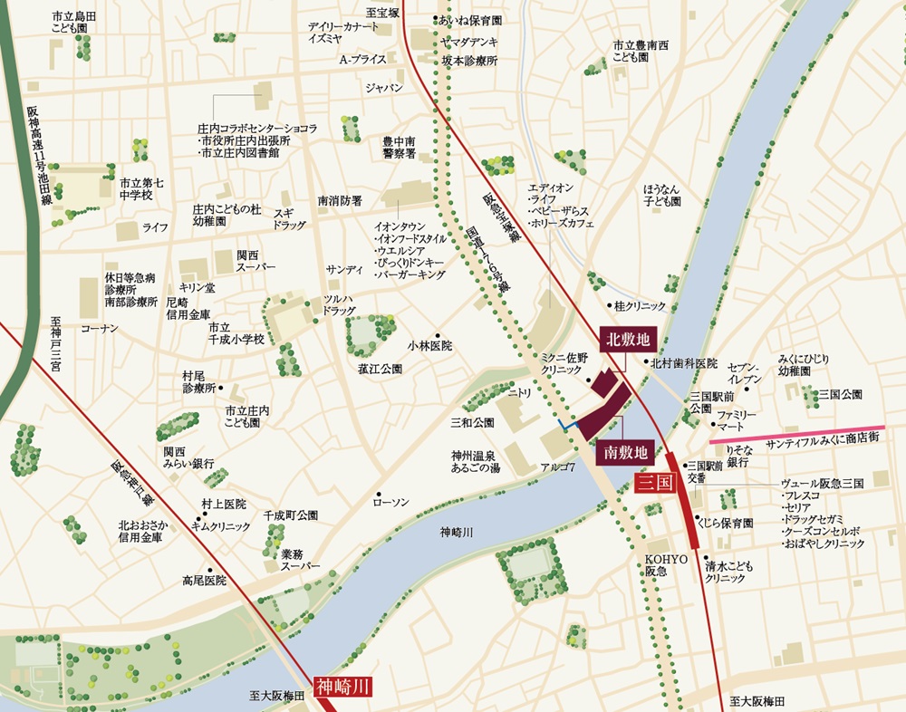現地案内図