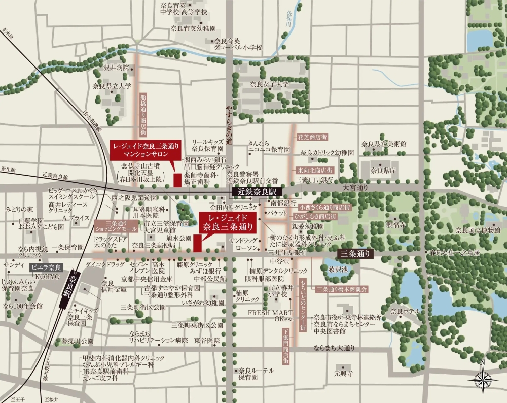 現地案内図