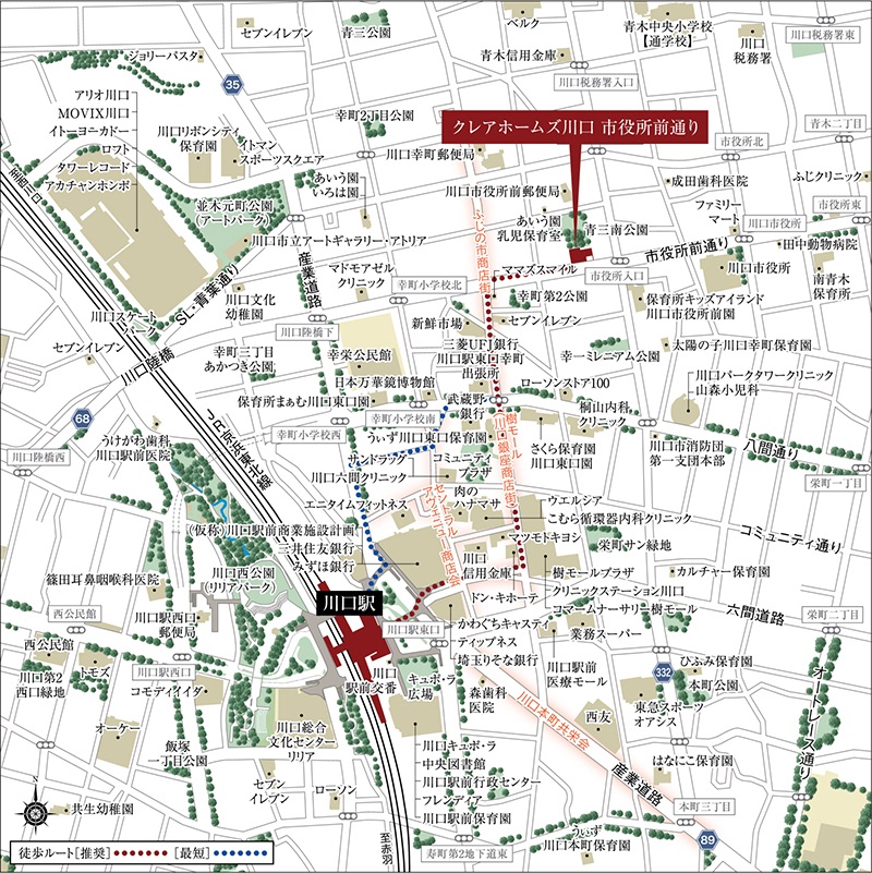 現地案内図