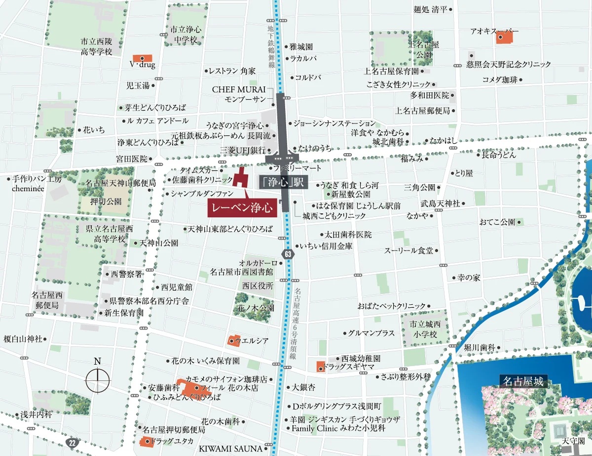 現地案内図