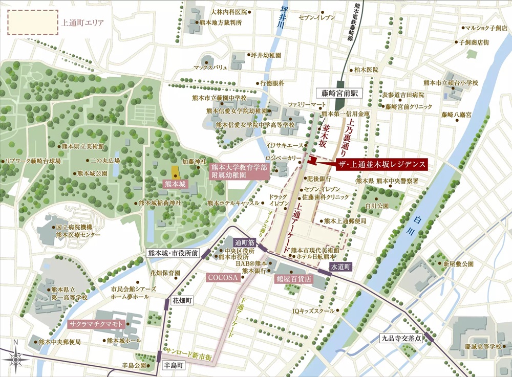 現地案内図