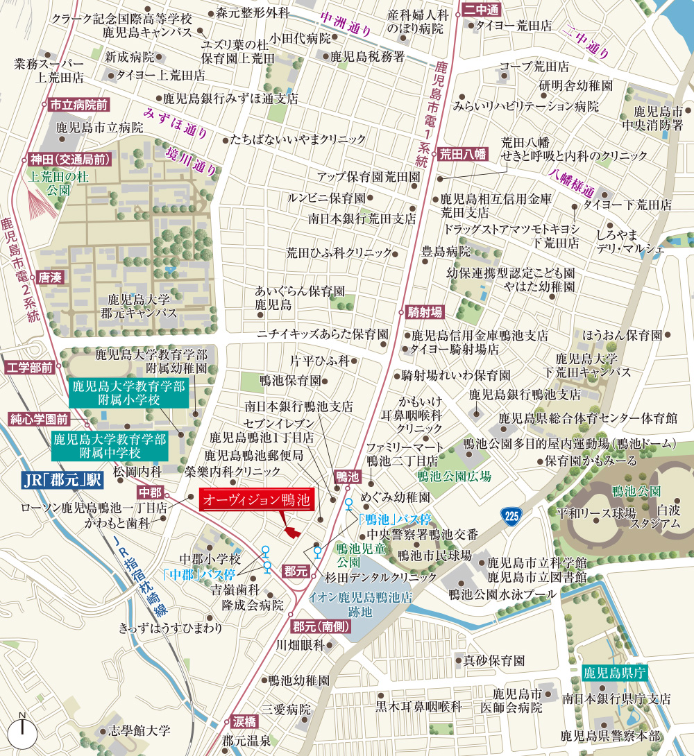 現地案内図