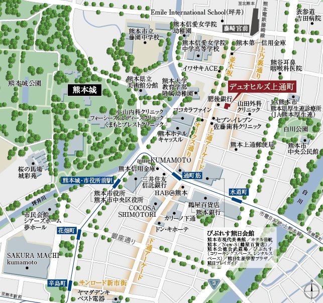 現地案内図
