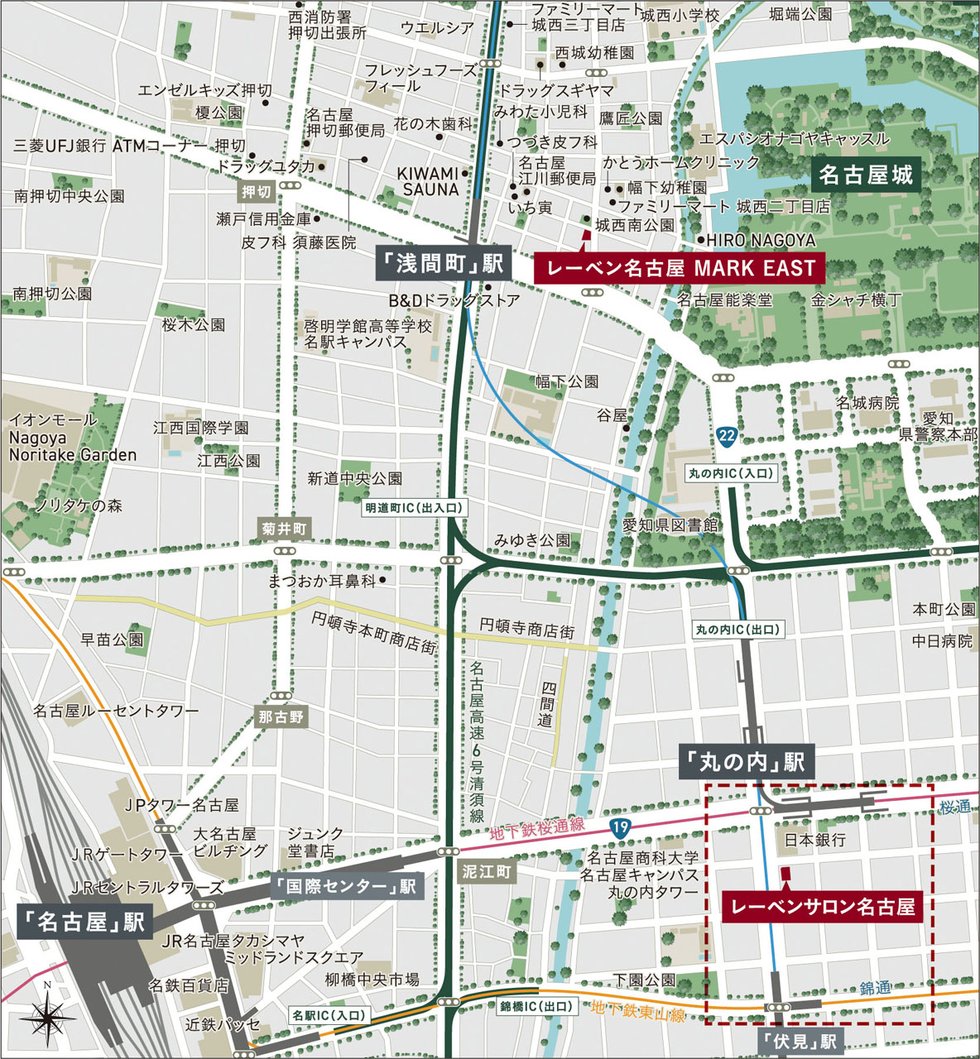 現地案内図