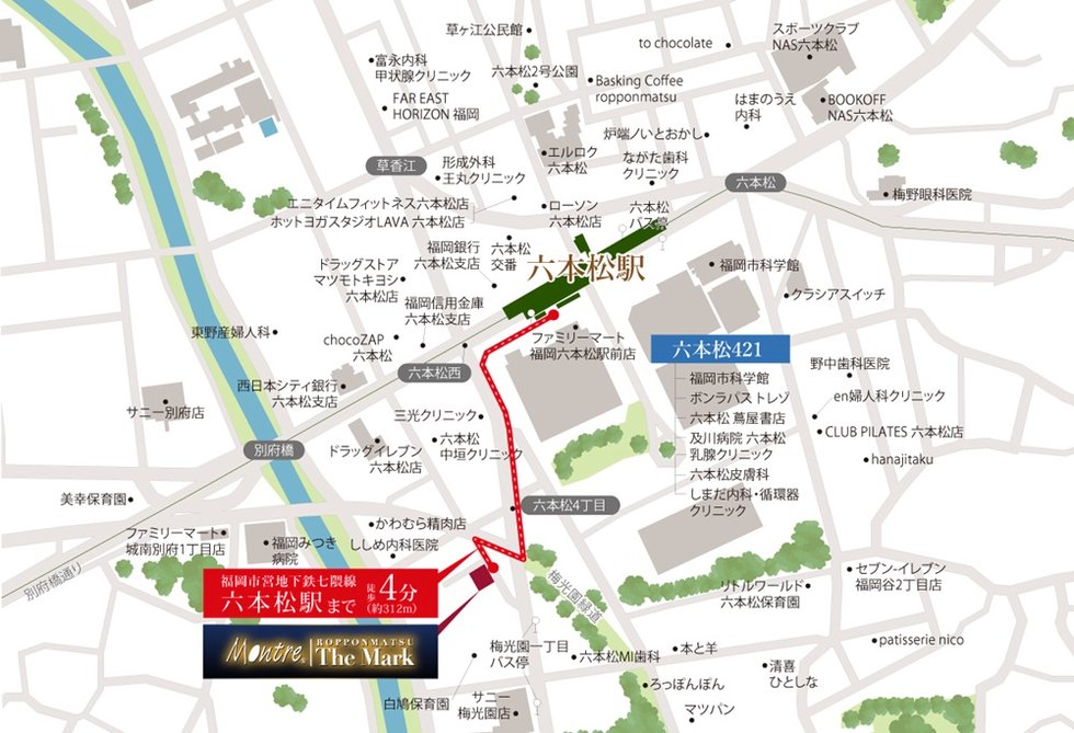 現地案内図