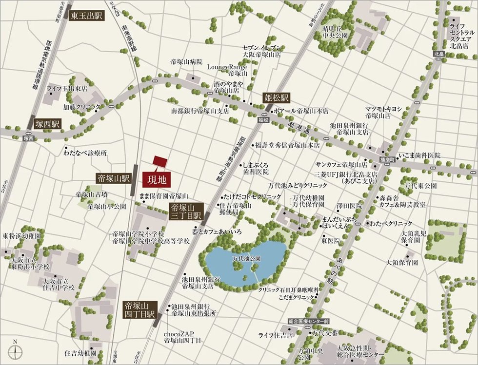 現地案内図