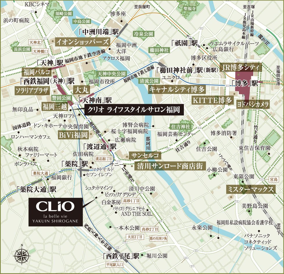 現地案内図