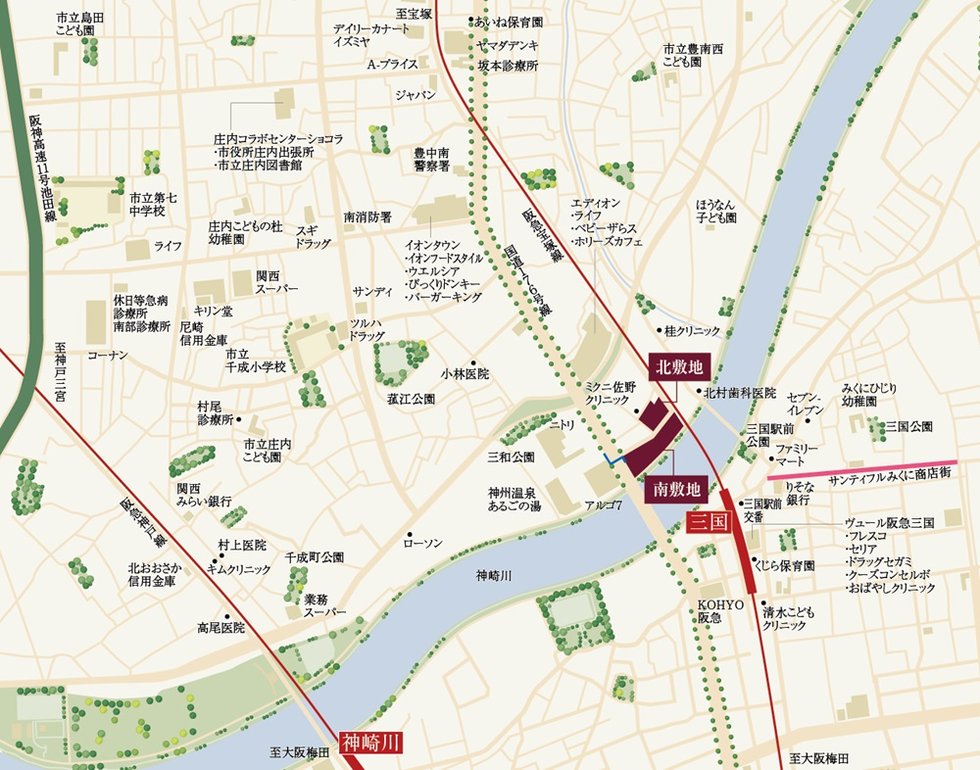 現地案内図