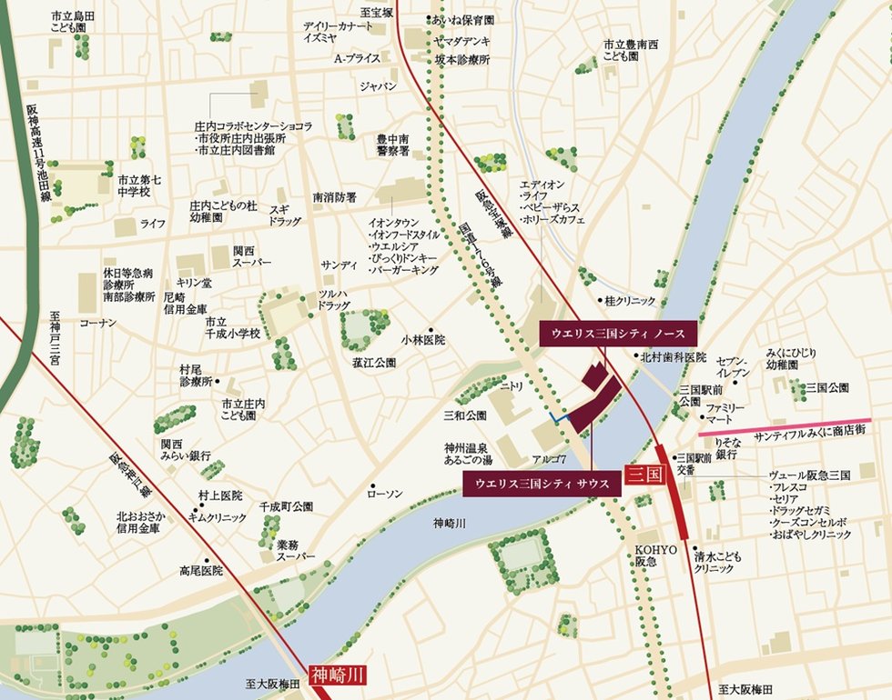 現地案内図