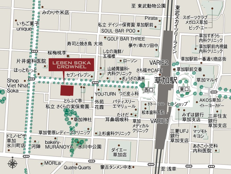 現地案内図