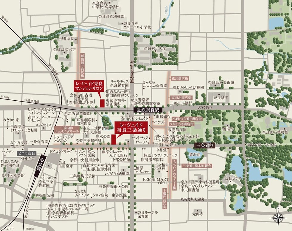 現地案内図