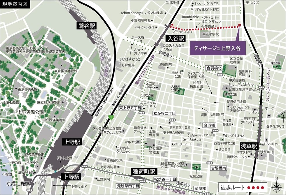 現地案内図
