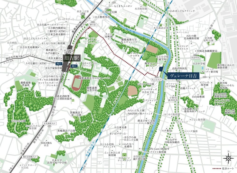 現地案内図