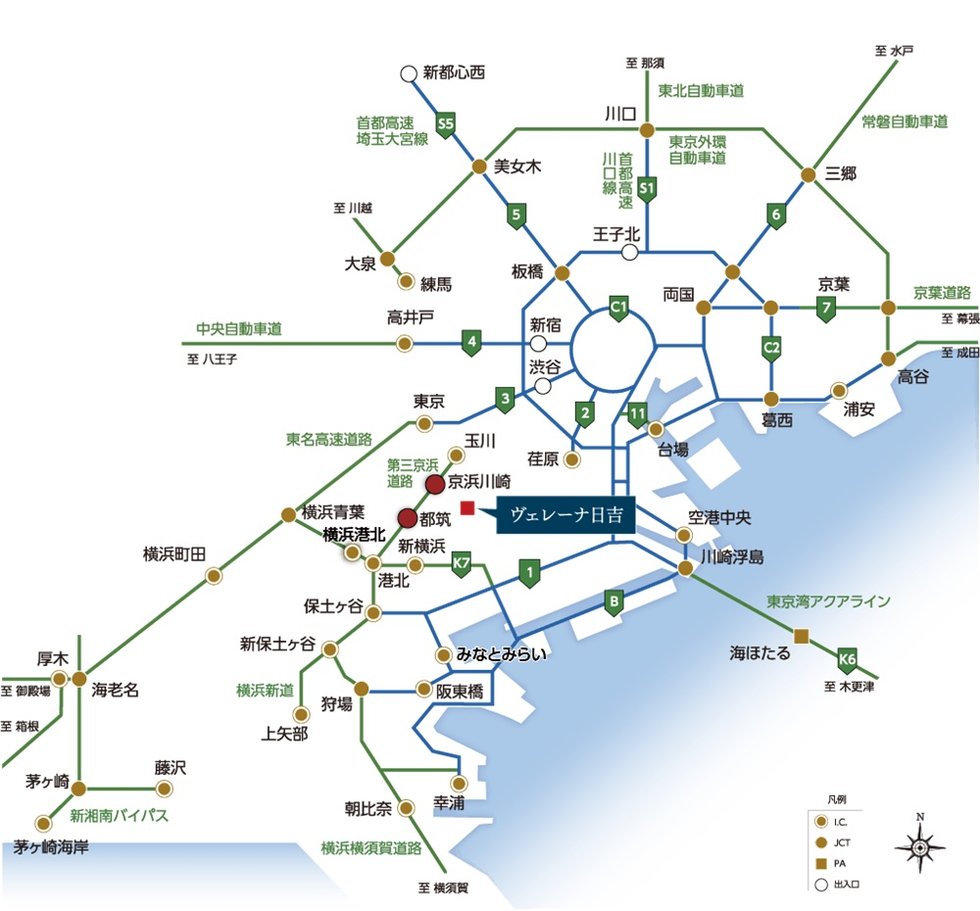 都心に、レジャースポットに、快適カーアクセス。