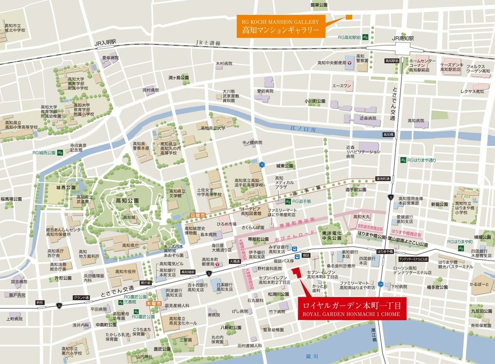 現地案内図