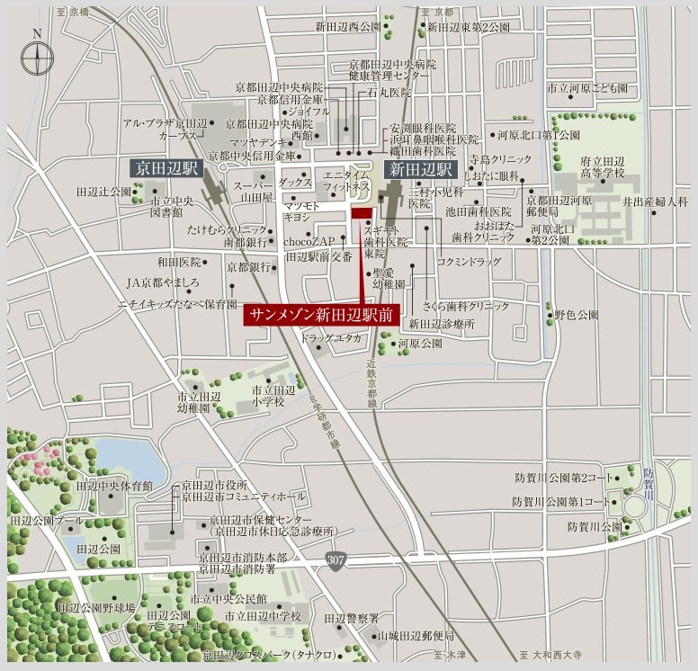 現地案内図