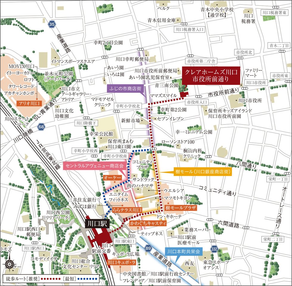 現地案内図
