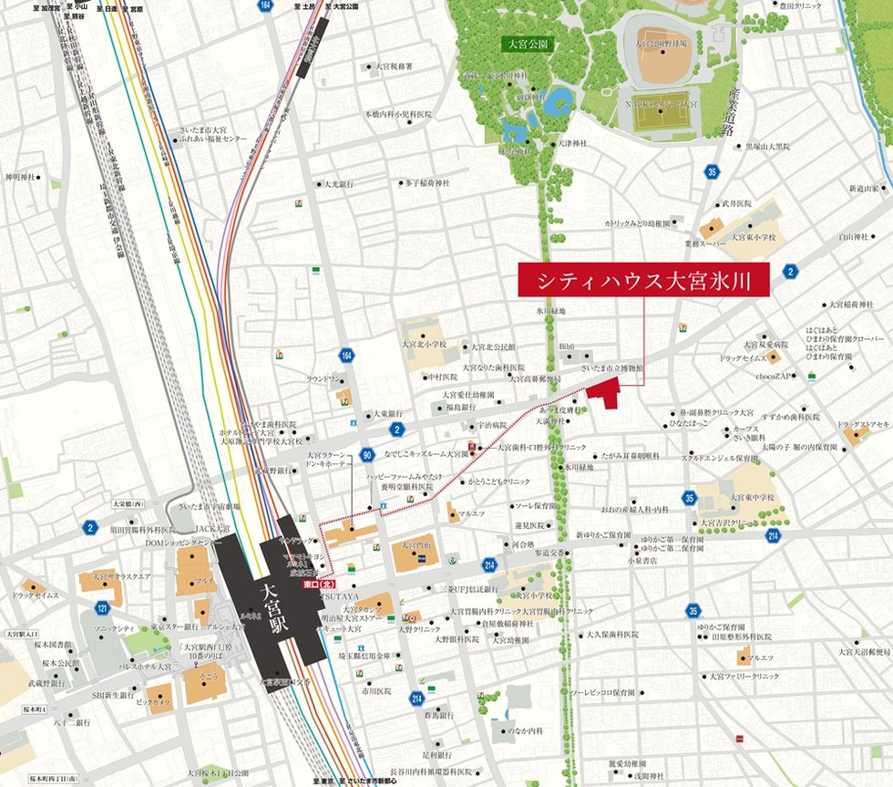 現地案内図