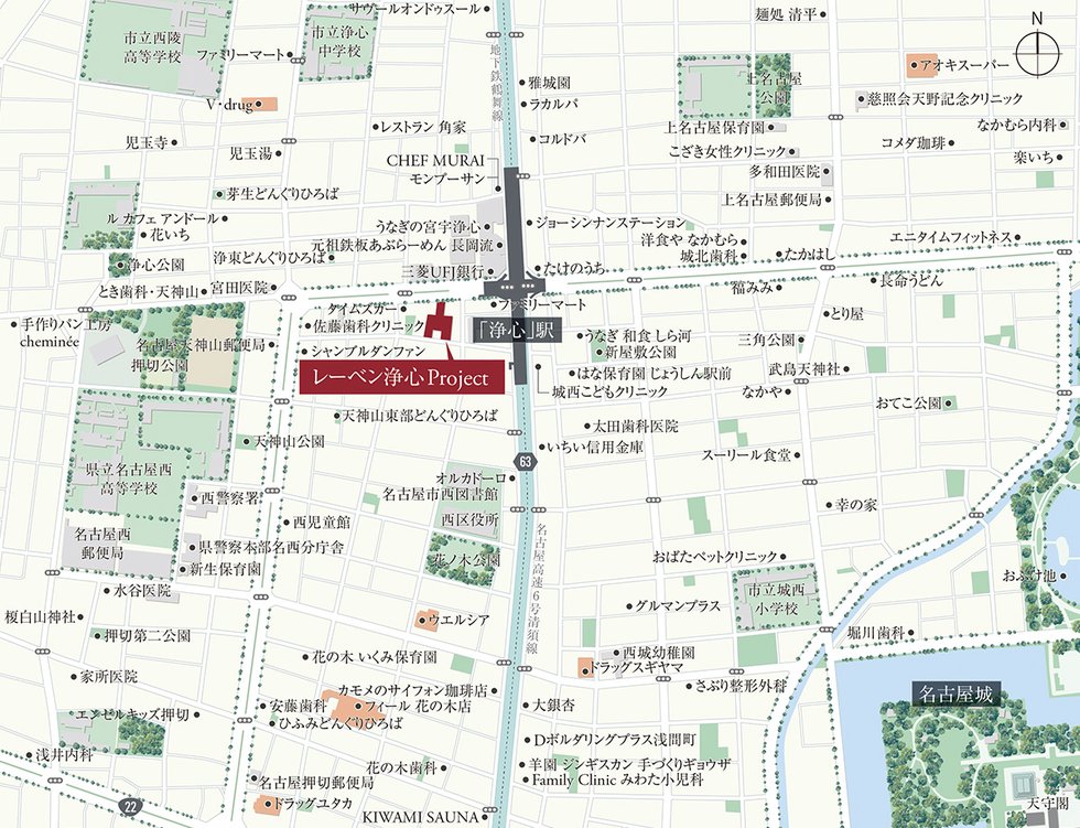 現地案内図