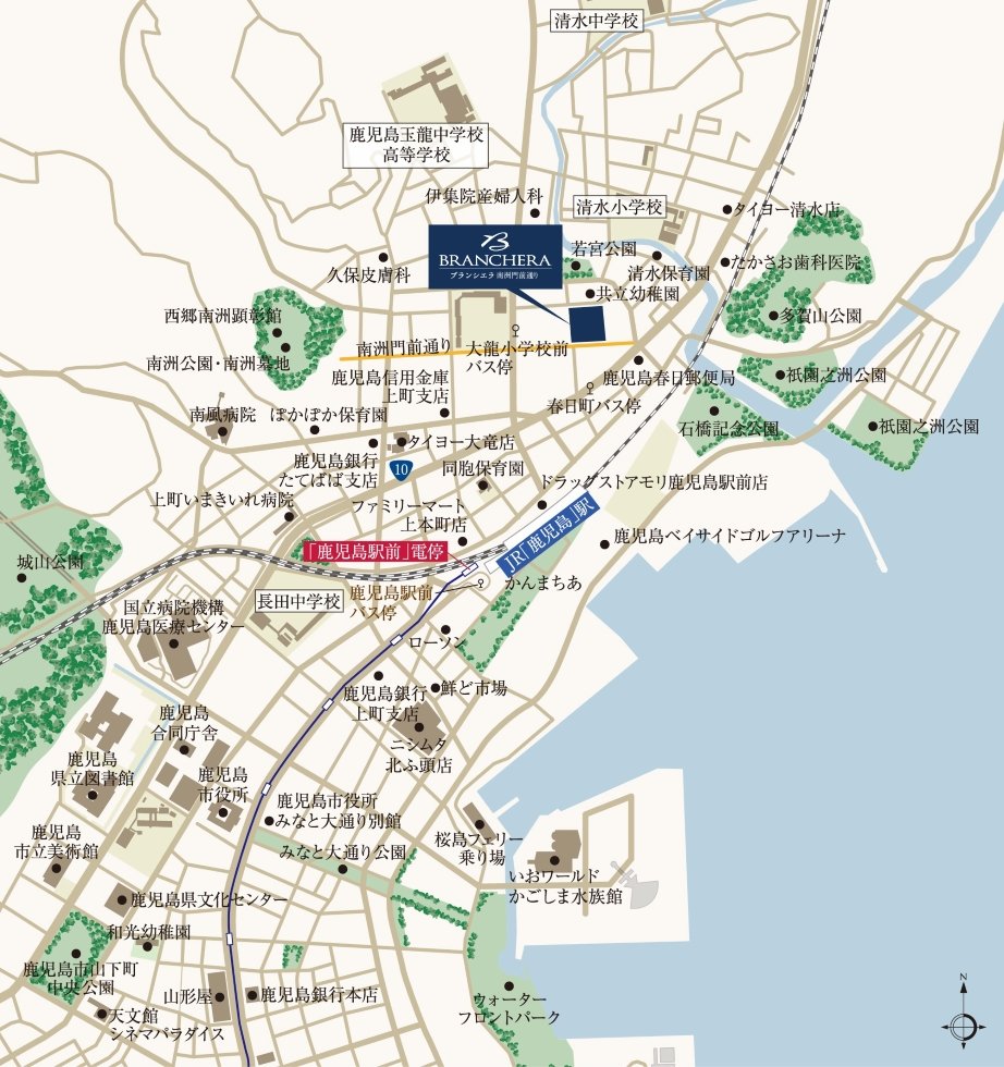現地案内図