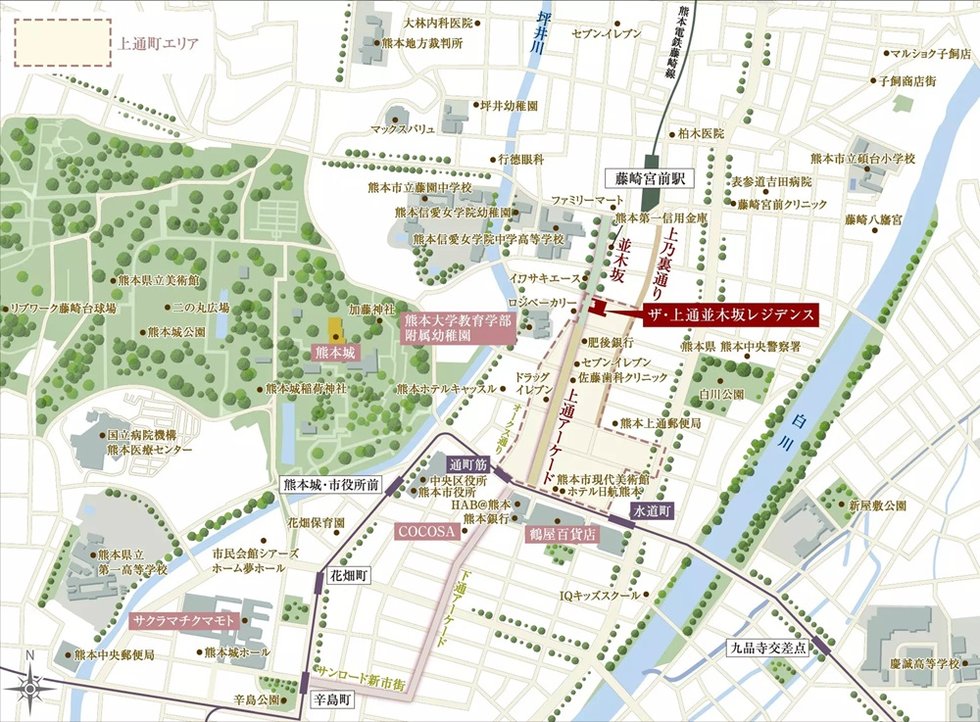 現地案内図