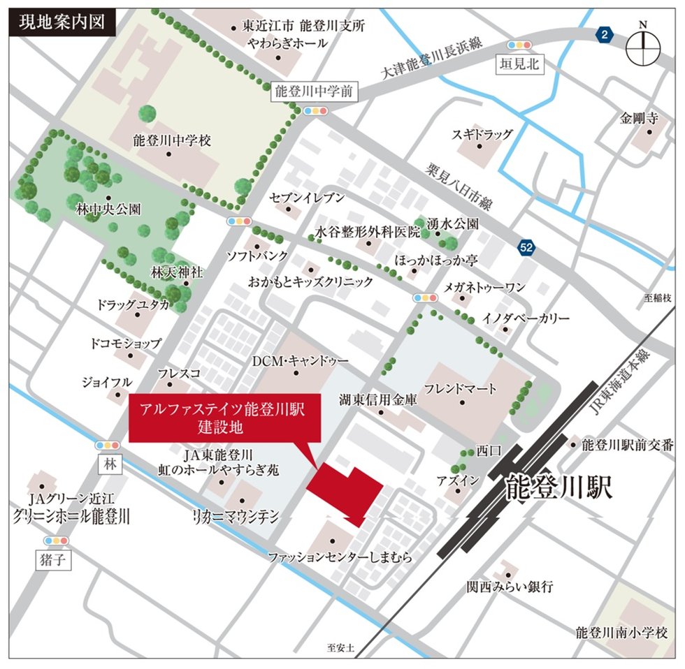 建設予定地案内図