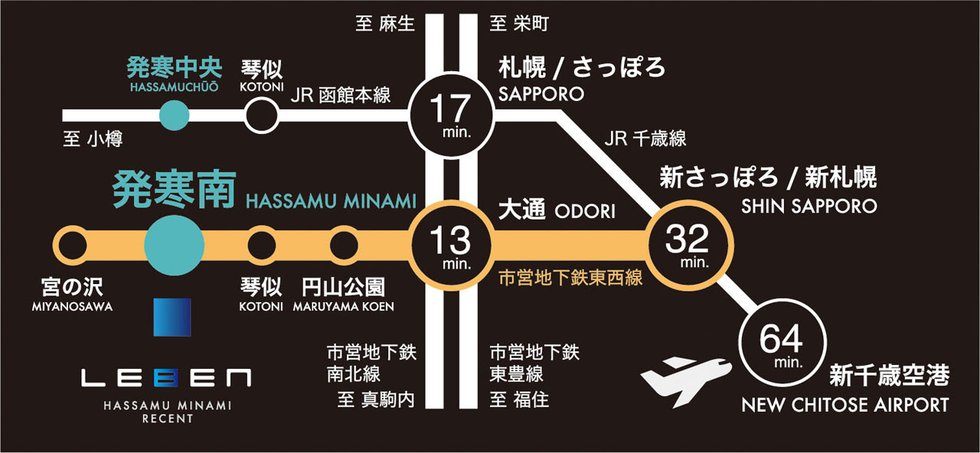 人気の地下鉄東西線で、主要エリアへスムーズに。
