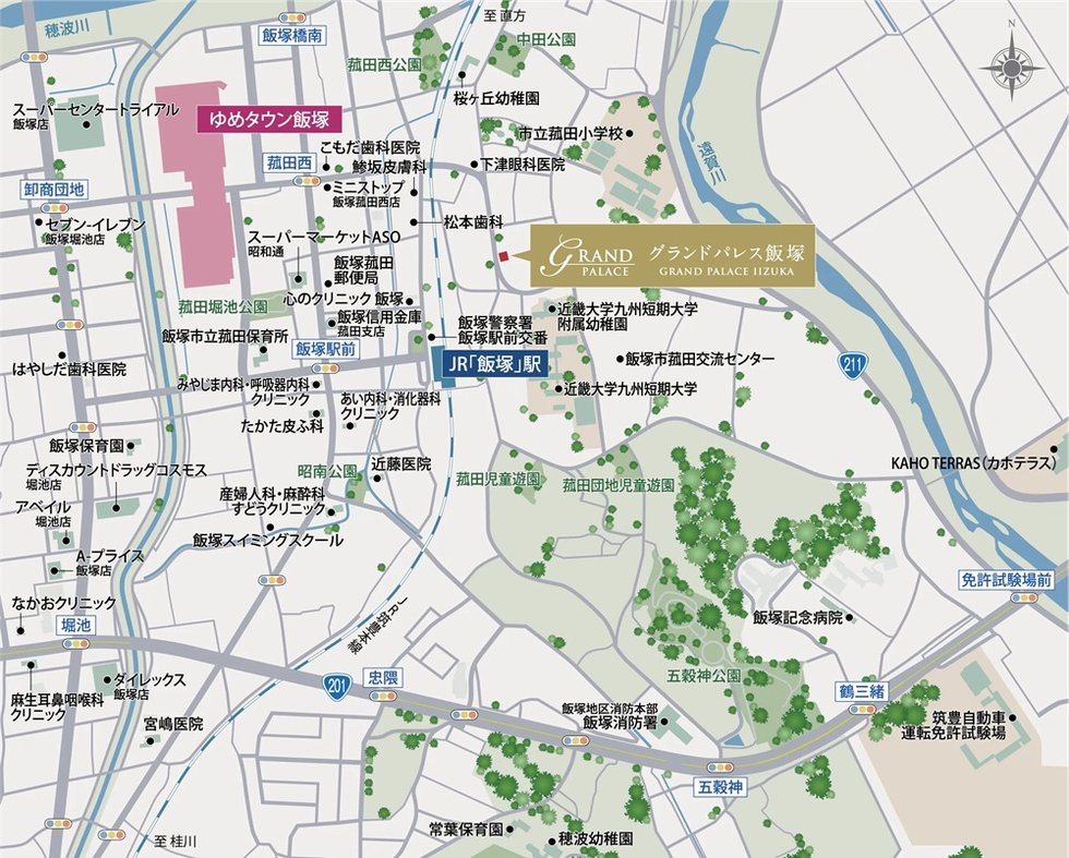 現地案内図