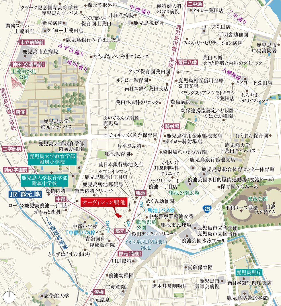 現地案内図