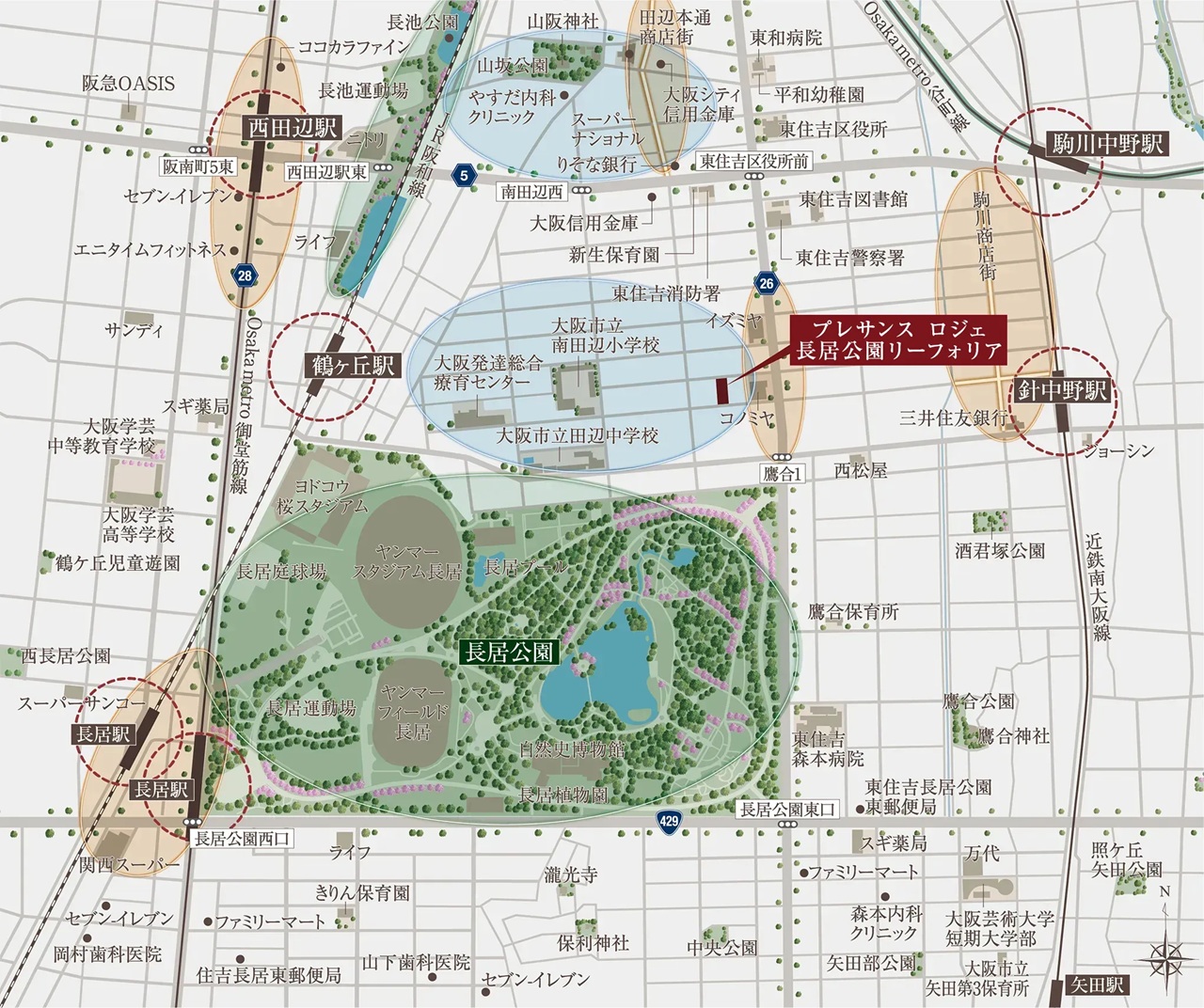 現地案内図