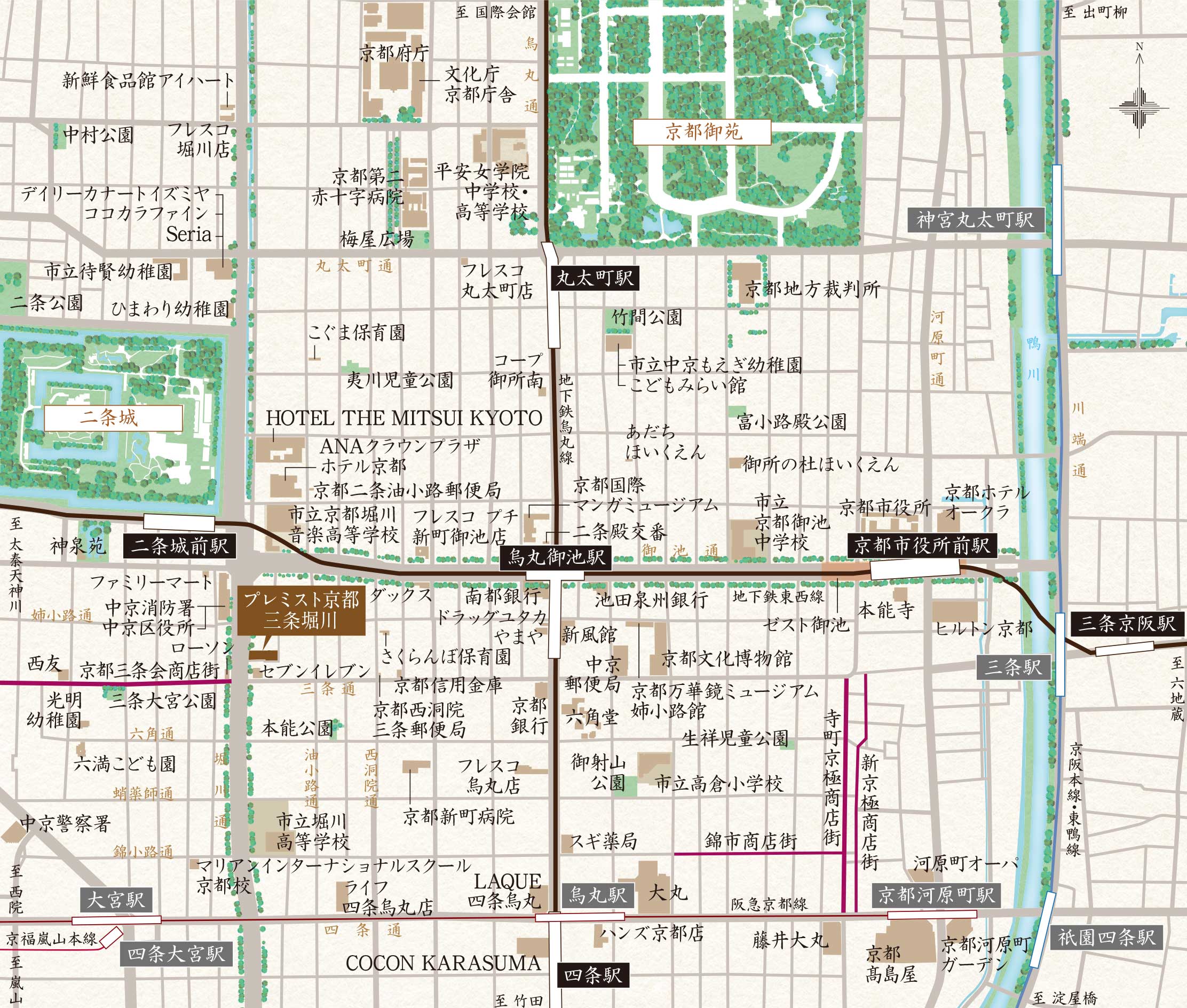 現地案内図
