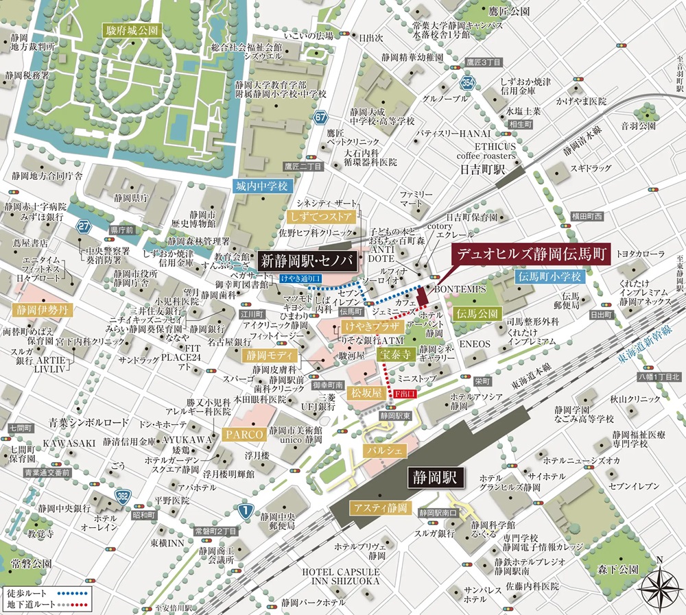 現地案内図