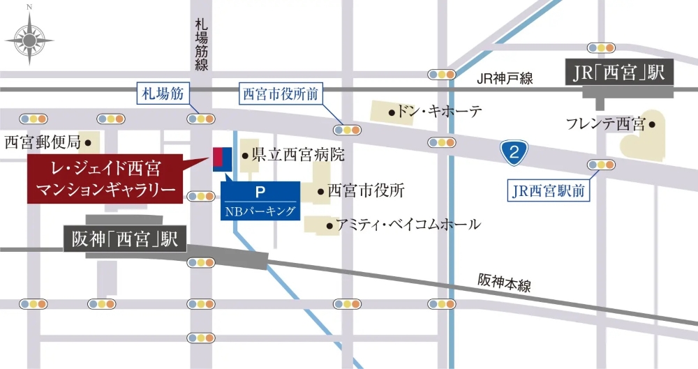 マンションギャラリーご案内図