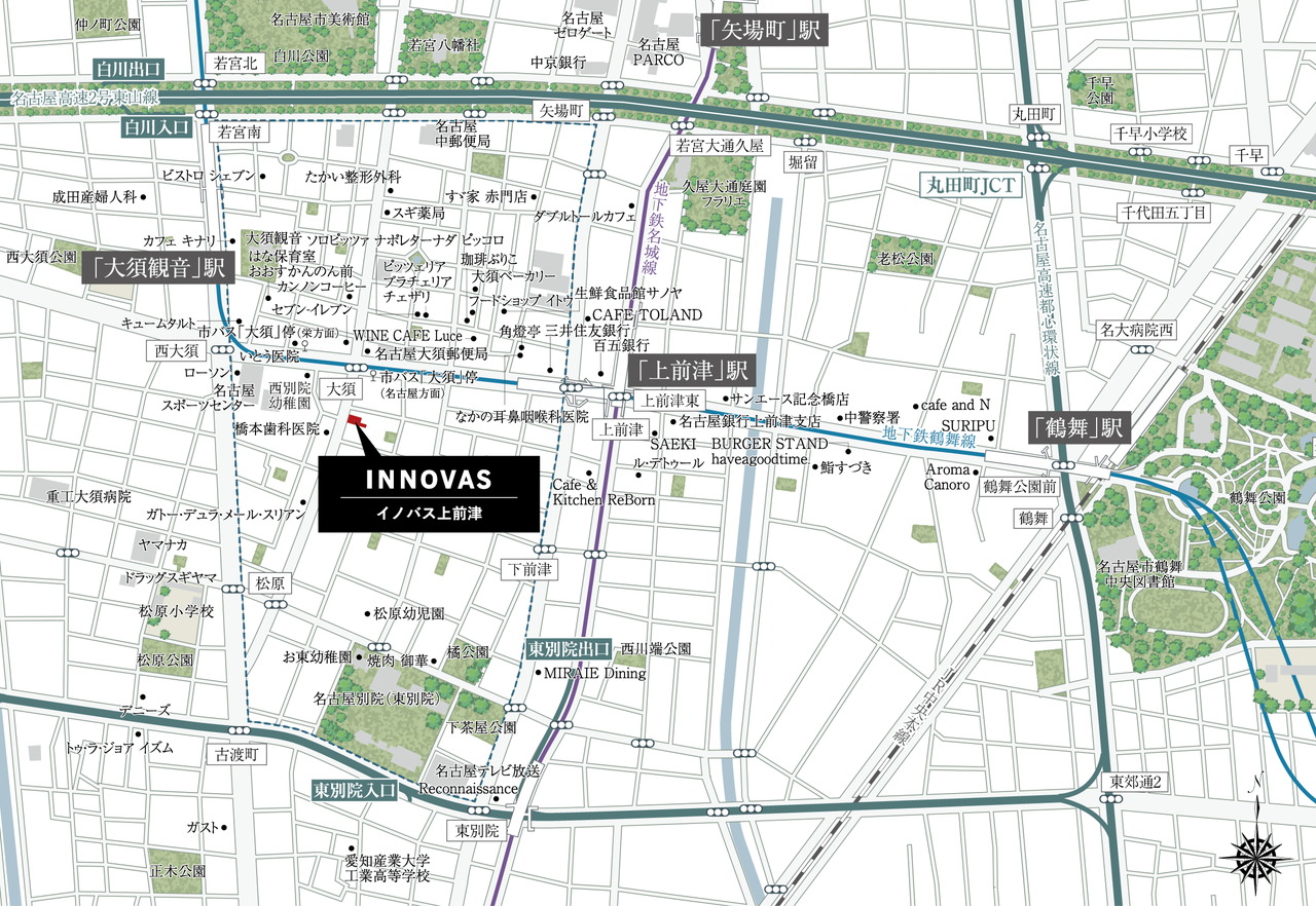 現地案内図