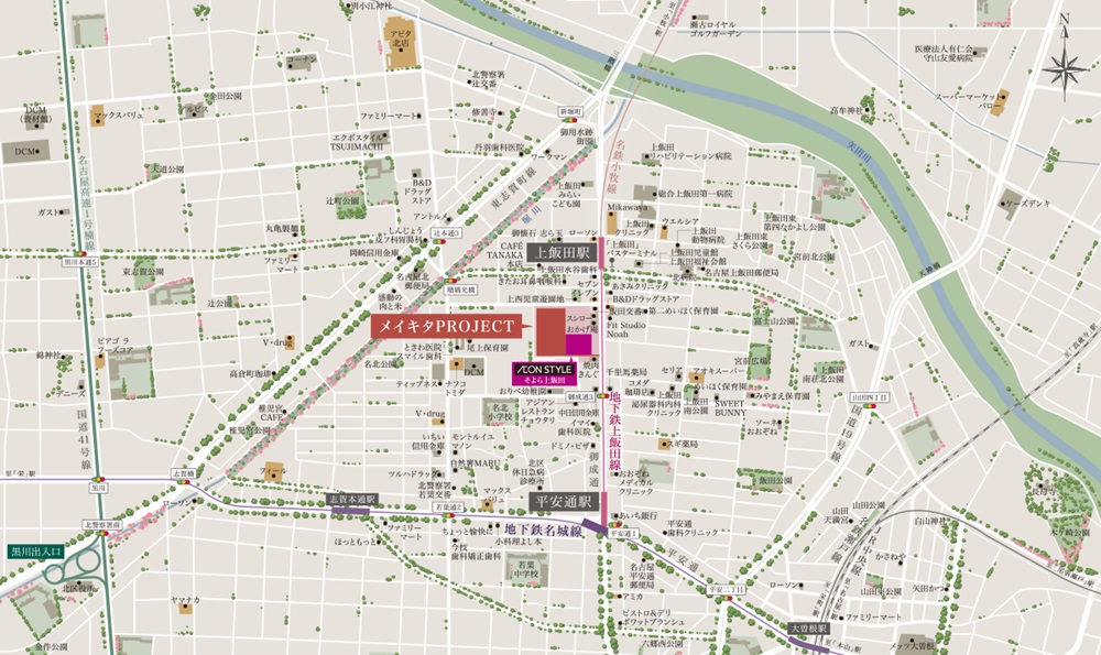 現地案内図